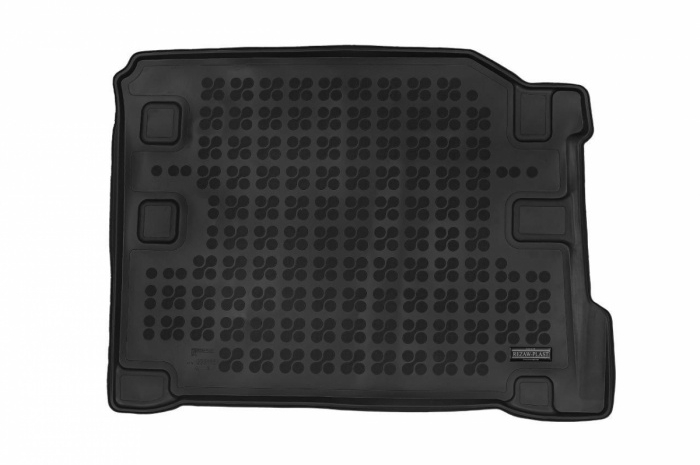 Gumová vana do kufru Jeep WRANGLER UNLIMITED JL verze s jednou podlahou kufru, 4xe Plug in Hybrid (PHeV), verze s ALPINE Sound System, 4-dv 2018-2021